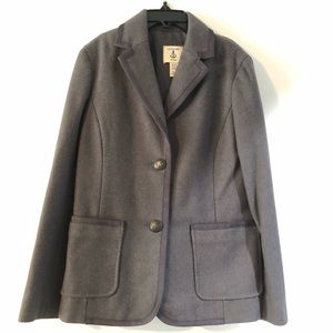 Lands’ End Girls wool coat